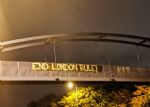 Banners over GM bridges